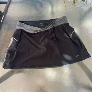 Champion Women's Black and Gray Athletic Shorts